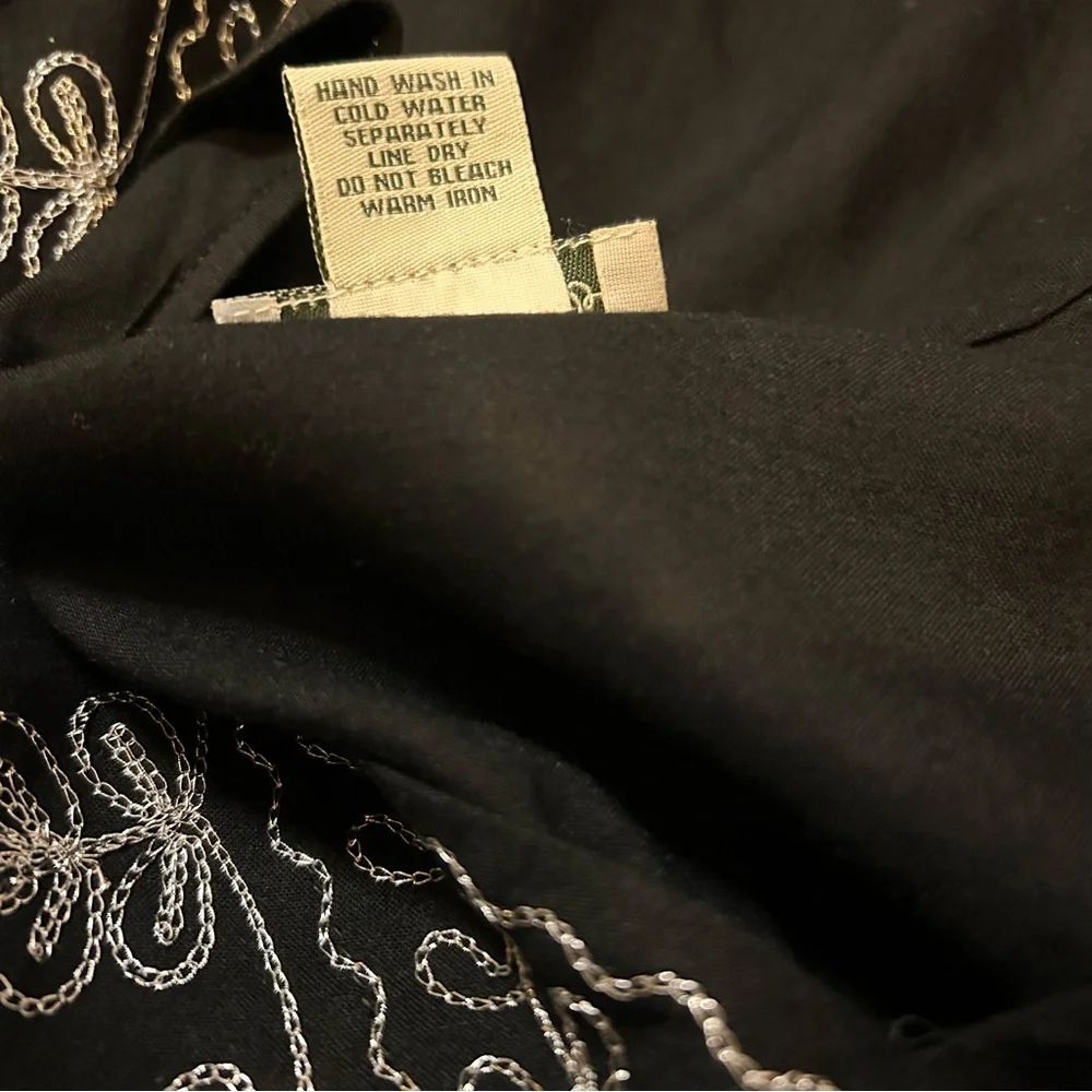 Joolay Bohemian Embroidered Dress - Size Large - Picture 7 of 8